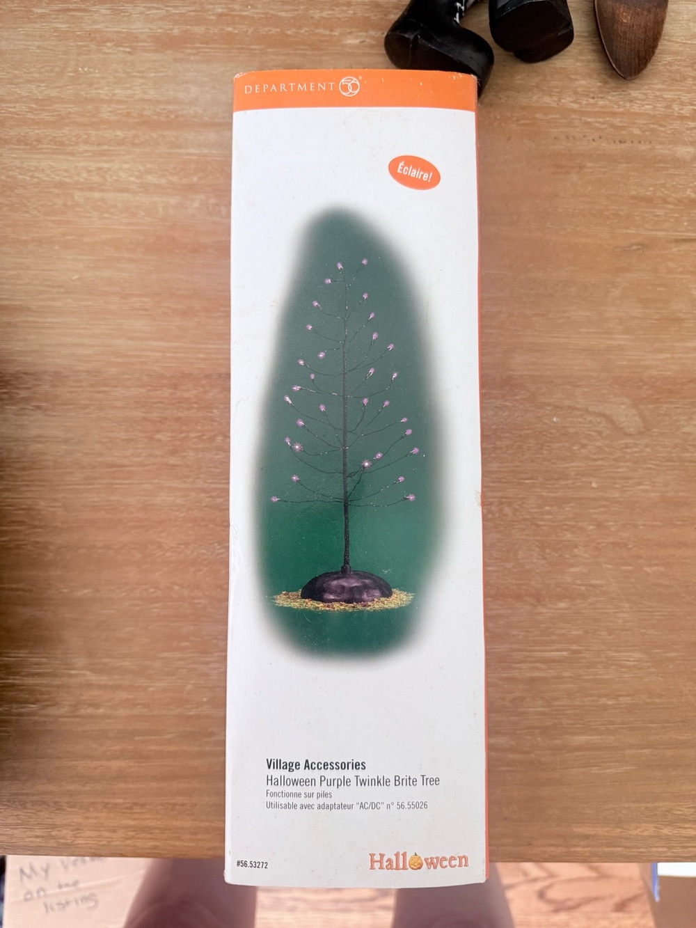 Department 56 Purple Twinkle Brite Halloween Tree
